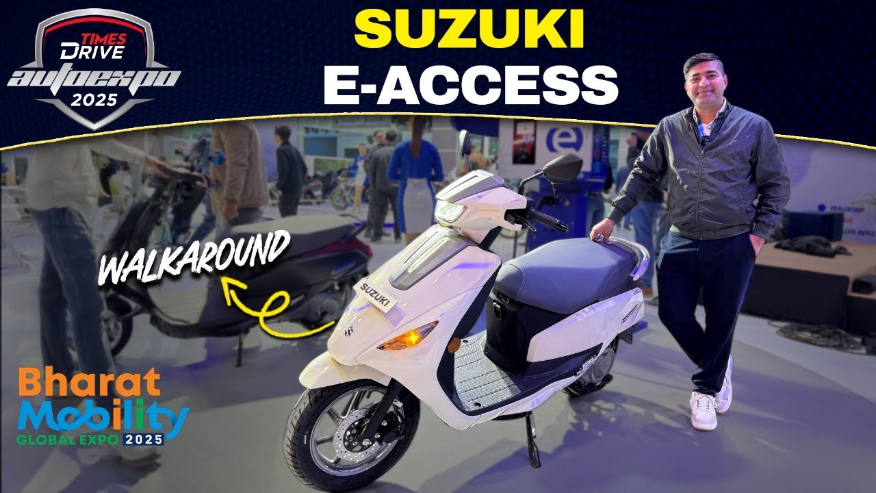 2025 Suzuki Access Electric Walkaround | Bharat Mobility Auto Expo
