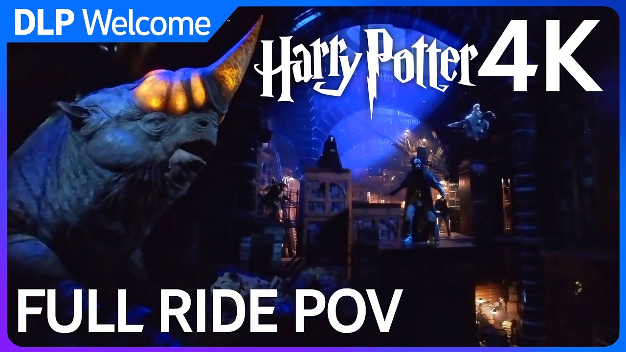 [NEW 4K] - Harry Potter and the Battle at the Ministry - On Ride ...