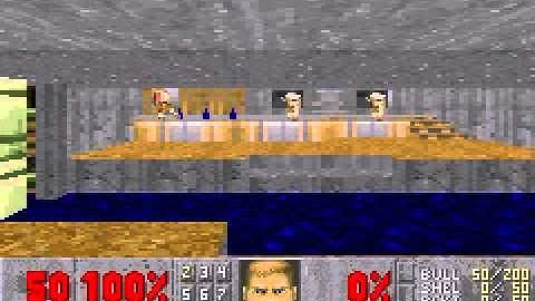 Doom II (GBA Version) Walkthrough Part 2 - Underhalls