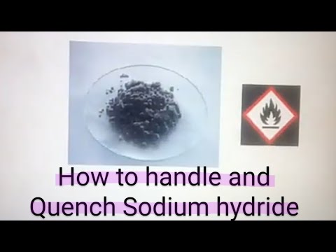 How to handle and quench sodium hydride