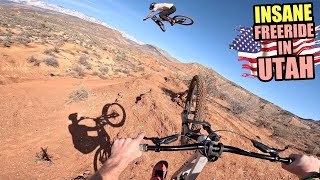 RIDING CRAZY RAMPAGE LINES AND HUGE JUMPS IN UTAH!