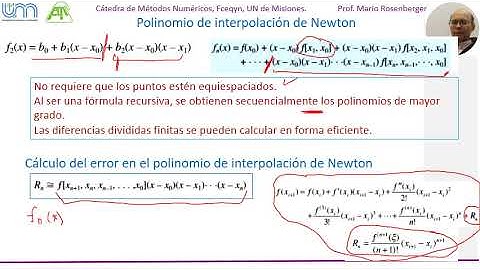 interpolación método de Newton y Lagrange