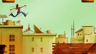 Parkour Run - Grim Oz Freestyle Rooftop Running (Free Game) iOS Gameplay screenshot 5