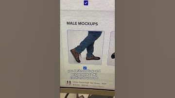 Print on demand shoe mock-ups