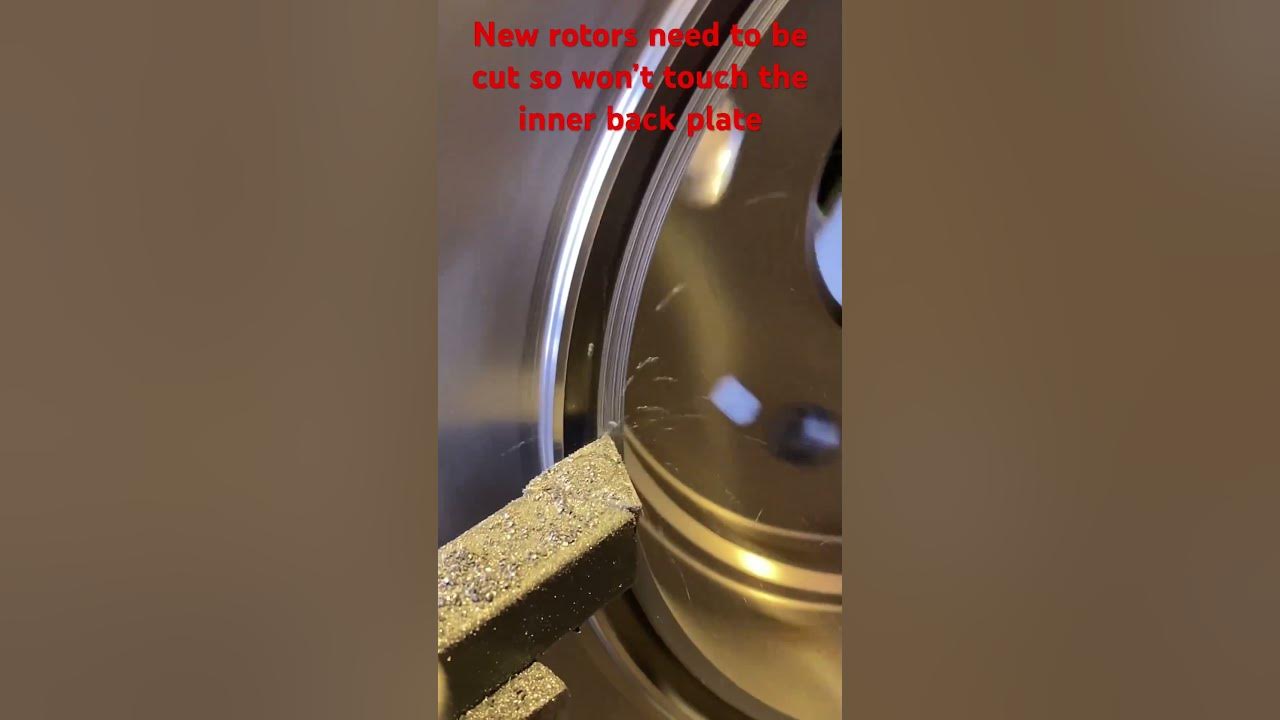 Rear brakes Honda element rotors touch the inner back plate - YouTube