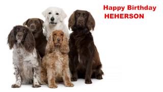 Heherson  Dogs Perros - Happy Birthday