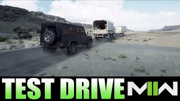 DRIVE 5 VEHICLES DURING THE HIGHWAY CHASE - Test Drive | Call of Duty Modern Warfare II Campaign