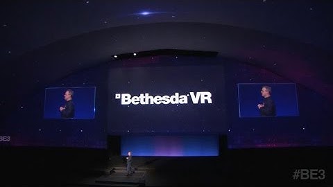 Fallout 4 VR & Doom VR Bethesda VR Announce E3 2016