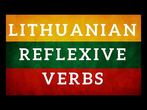 Reflexive verbs in Lithuanian