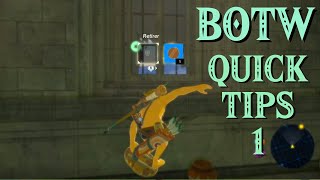 How to Make the Clip into Bombs Shrine Easier — BOTW Speedrunning Quick Tip [1]