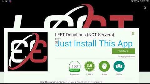 How to donate on Leet Servers