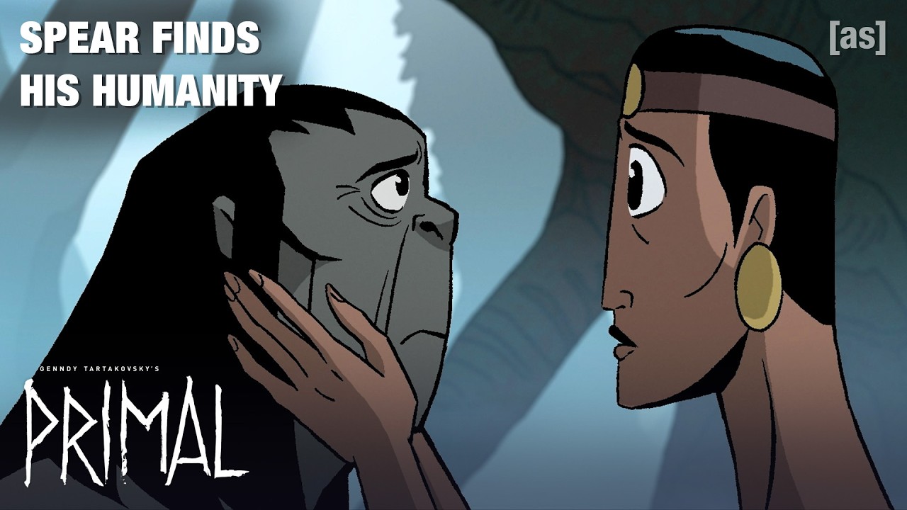 Spear Finds His Humanity | Genndy Tartakovky's Primal | adult swim