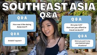 Q&A | where to start, refusing to backpack, dating asian men, total spend, best places, and more