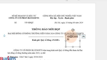 Hướng dẫn trộn thư với QRcode CCCD - Check-in với app quét mã vạch