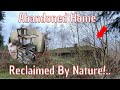 This Abandoned Home Has Been Completely Reclaimed By Nature, With Everything Left!...