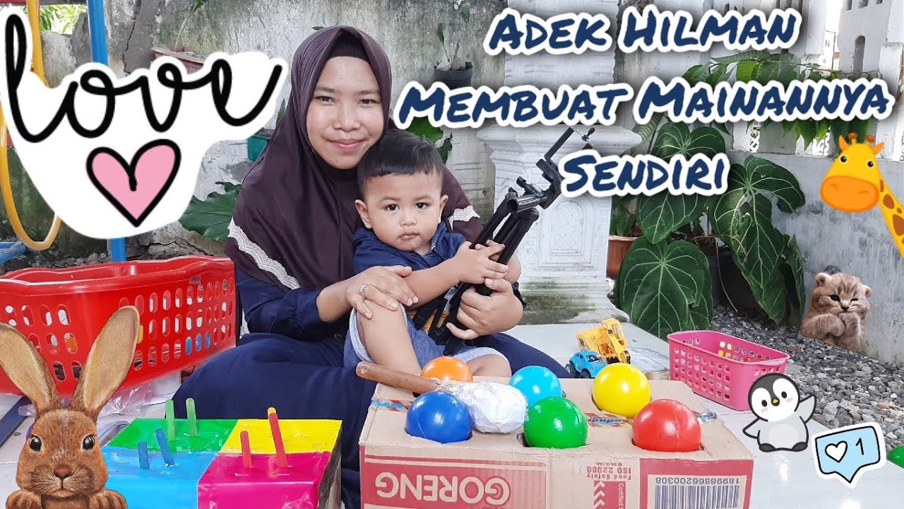 Membuat Mainan Edukasi Untuk  Anak  1 2  Tahun  YouTube