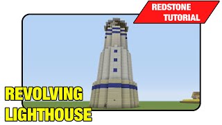 Revolving Lighthouse [Redstone Lamps] "Tutorial" (Minecraft Xbox/Ps3 TU16)