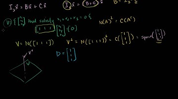 Lin Alg: Another Example of a Projection Matrix (Bangla)