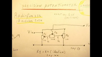 Precision potentiometer (precise to 1 Millivolt). Schematic with 3 of them used, to do that job