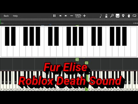 Fur Elise But Its Roblox Death Sound Youtube - heart and soul on piano but it s oof ed roblox death sound meme