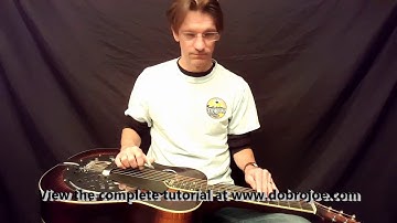 Dobro Lessons with Joe Wilson - Backing Up A Singer