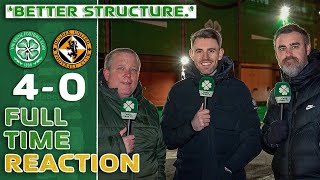 Celtic 40 Dundee United  better Structure  time Reaction