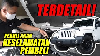 Final Check Jeep Wrangler Sahara di Mobil Seken | Mobil Seken Bandung | Jual Mobil Bekas Berkualitas