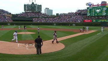 SF@CHC: Bryant plates Schwarber on a fielder