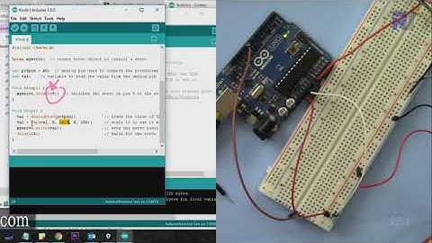How to control Servo motor with Arduino with and without potentiometer   YouTube
