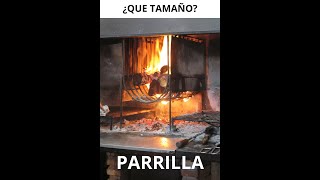 ¿Qué MEDIDAS tiene que tener una PARRILLA?