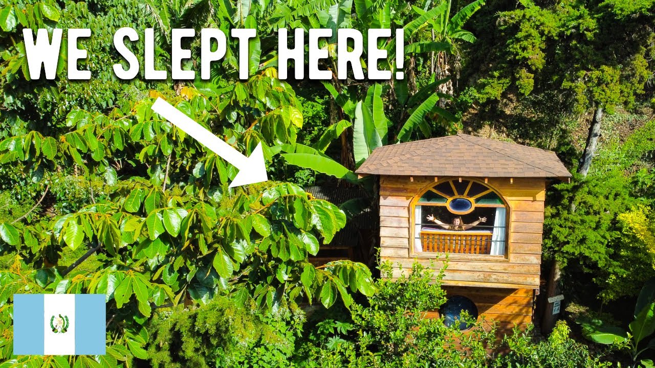 24 HOURS IN a REMOTE TREEHOUSE in LAKE ATITLÁN, GUATEMALA (santa cruz la laguna)