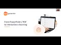 [Free Webinar] Transforming existing PowerPoint and PDF training into interactive e-learning