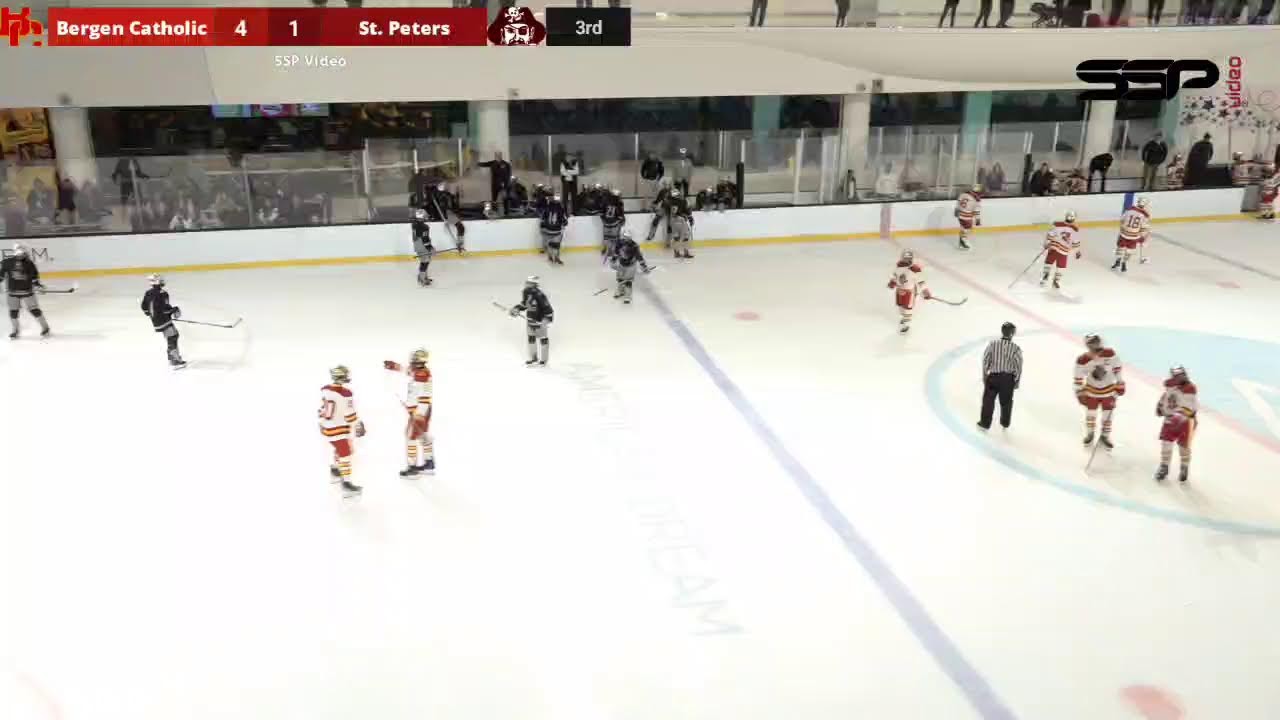 SSP Video Live-Stream! Bergen Catholic Hockey vs. St. Peter's Prep