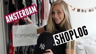 SHOPLOG AMSTERDAM + TRY ON met TOPSHOP, BERSHKA, KIKO EN MEER! ♡ MADEBYNoelle