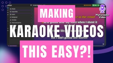 Karaoke Videos SO EASY, Anyone Can Make Them! (MyKaraoke.video Tutorial)