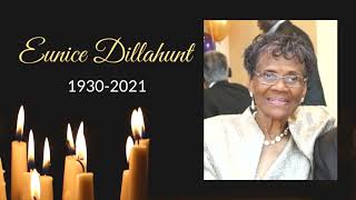 Celebration of Life Service Sis Eunice J Dillahunt RTAME FUNERAL