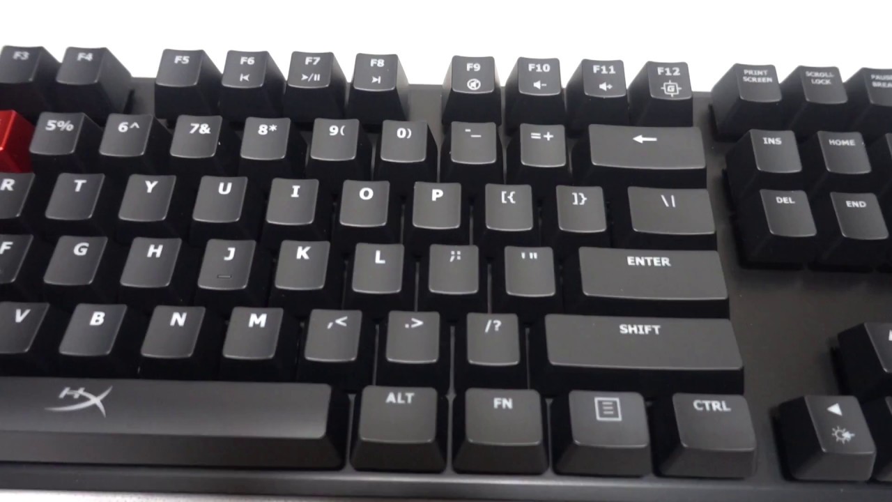 ミニマルデザイン Hyperx Alloy Fps メカニカルゲーミングキーボード をレビュー 自作とゲームと趣味の日々