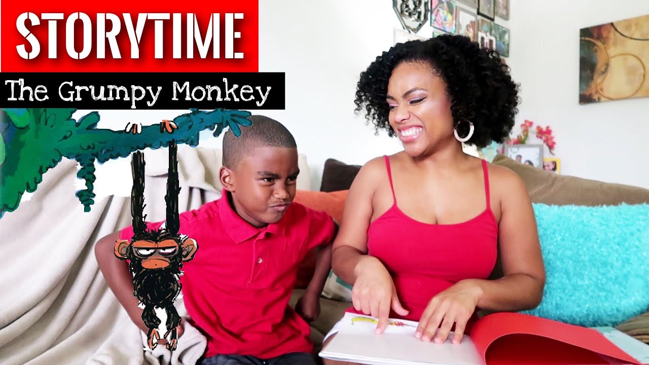 STORY TIME: The Grumpy Monkey 👿🐒 | Read Aloud - YouTube
