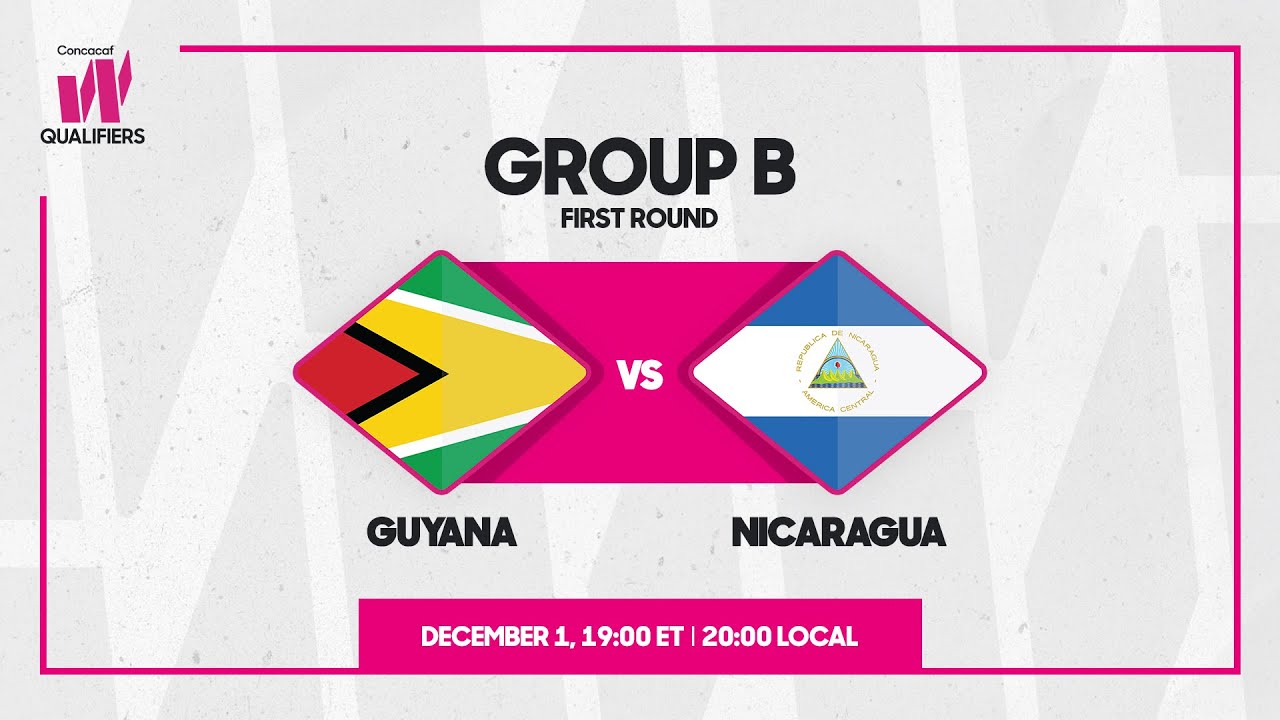 Guyana vs Nicaragua | 2025/26 Concacaf W Qualifiers