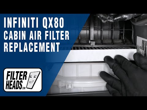 How to Replace Cabin Air Filter 2015 Infiniti QX80 | AQ1119C
