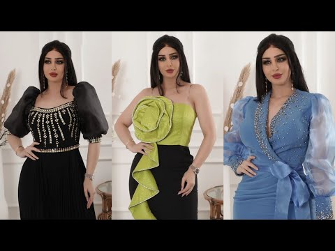 فساتين سهرة طويلة الوان شيك و تصاميم متميزة فساتين سوارية