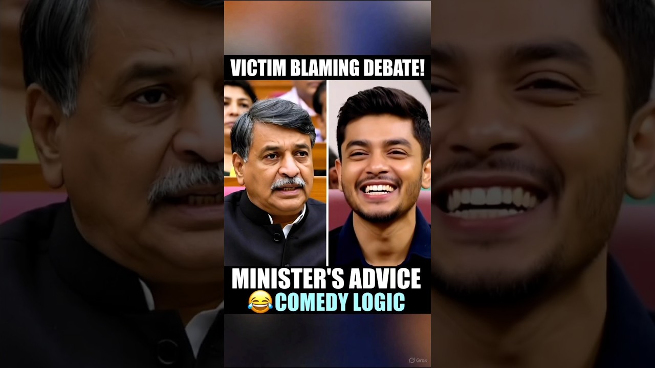 "MP Minister's Victim Blaming vs Comedian's Logic - SHOCKING Similarity! 😳"