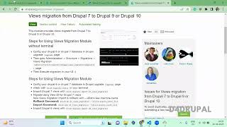 Migrate Drupal views from Drupal 7 to Drupal 10 (views migration module) | D4Drupal