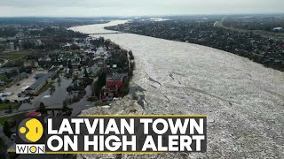 Wion Climate Tracker Latvian Town On High Alert As Ice Water Threatens To Breach Dam Wion