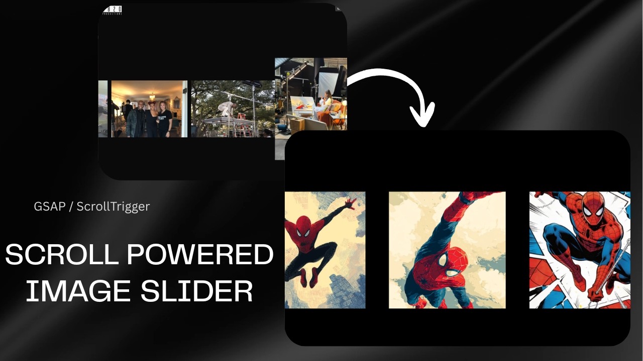 No Buttons. Just Scroll. | GSAP Horizontal Slider Tutorial - YouTube