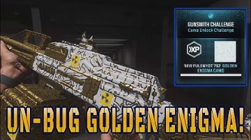 How to Fix Golden Enigma Not Tracking in MW3 Zombies! (Camo Bug)