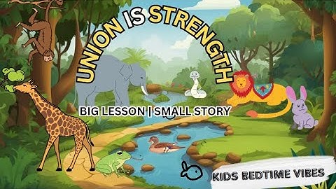 Union is Strength story writing | Bedtime Stories | Animated Stories | Life Lesson story of unity