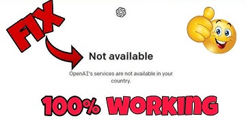 (EASY) 🔓 How to Quickly Fix "ChatGPT is Not Available in your Country or Region"