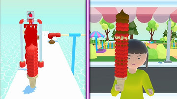 Ice Cream Runner 🍦🍧🍨 All Levels Gameplay Android,ios