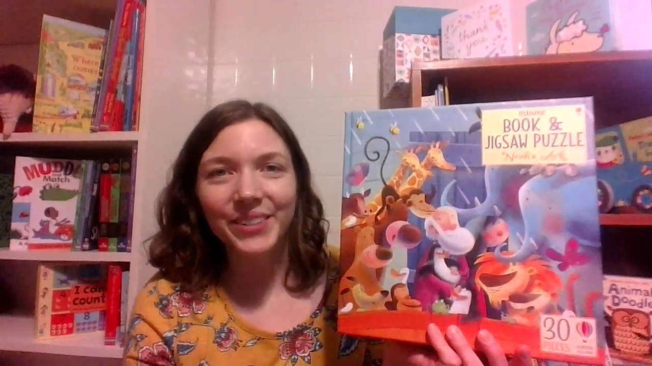 Noah's Ark Book and Jigsaw Puzzle